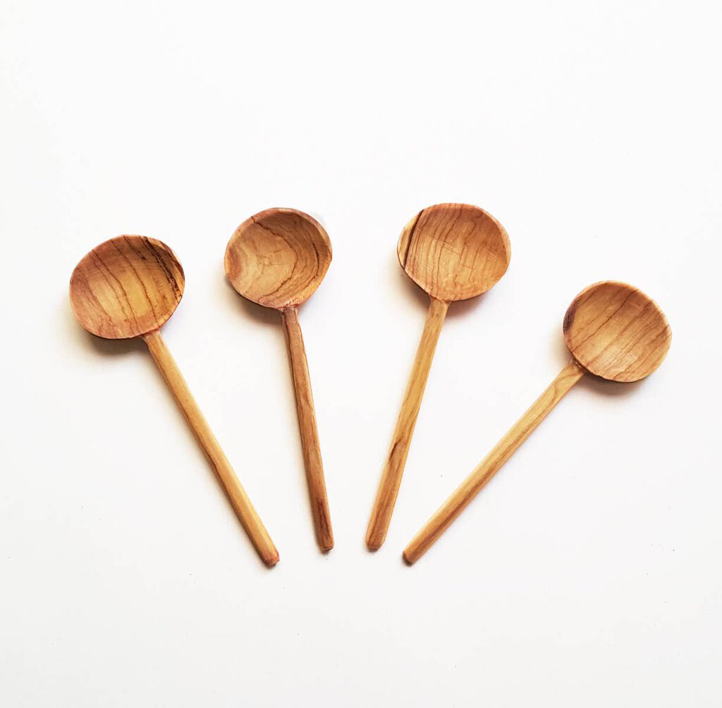 Creative Women - Kenyan Hand-carved Eco Olive Wood Coffee Spoon