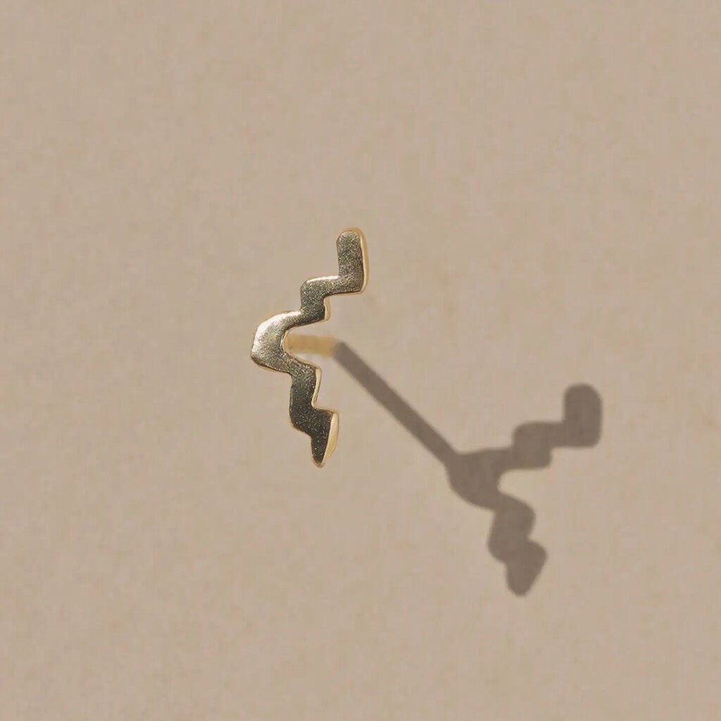 Mountainside Jewelry - Ruins Sterling Silver Single Stud Earring