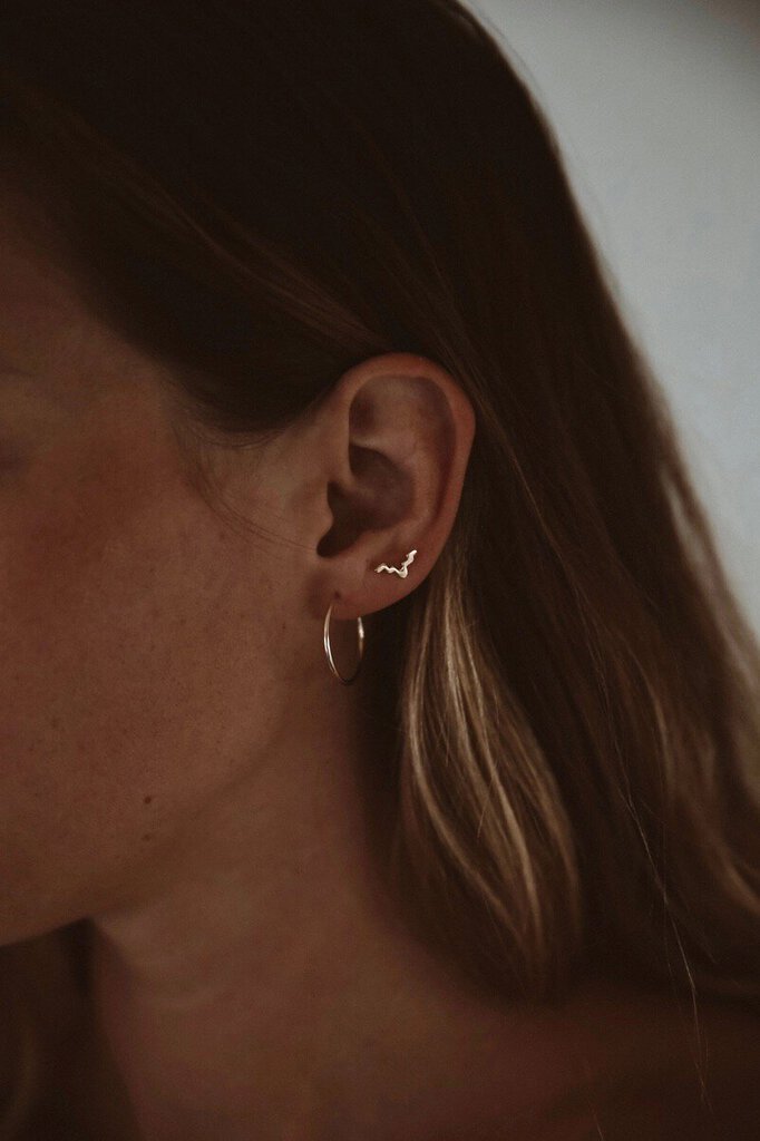 Mountainside Jewelry - Ruins Sterling Silver Single Stud Earring