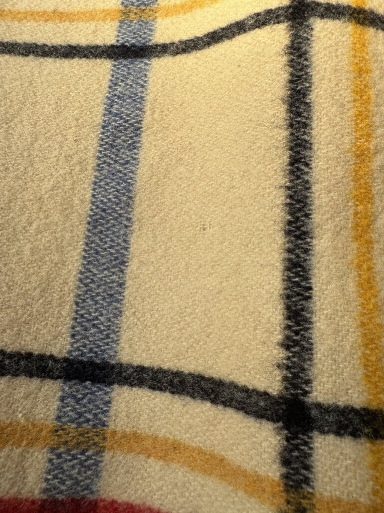 Vintage - Warmbilt Midcentury Plaid Virgin Wool Camp Blanket