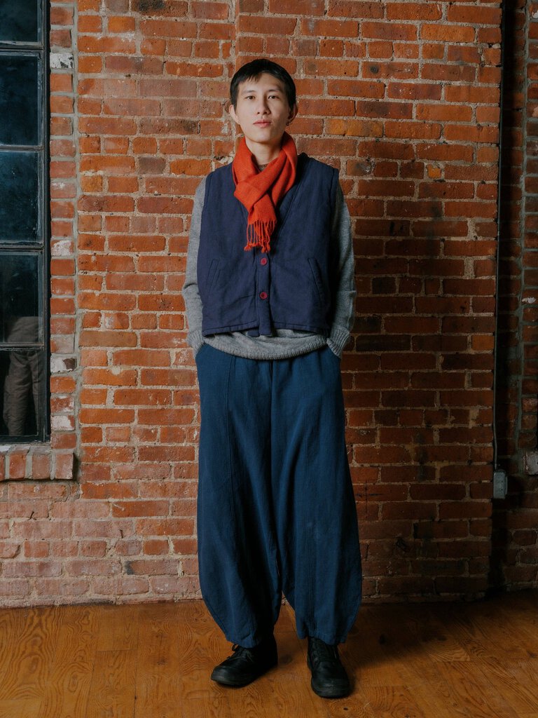 Belle Waera - Gray Hanten Padded Vest - Gray - One Size