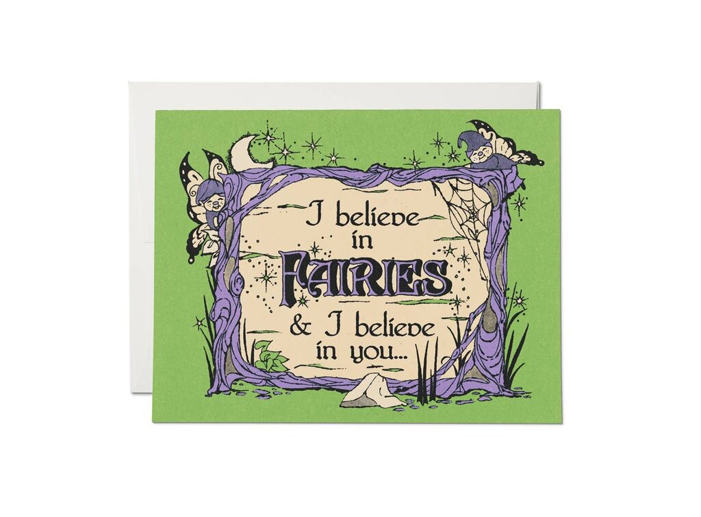 Red Cap Cards - I Believe in Fairies - Hannah-Michelle Bayley