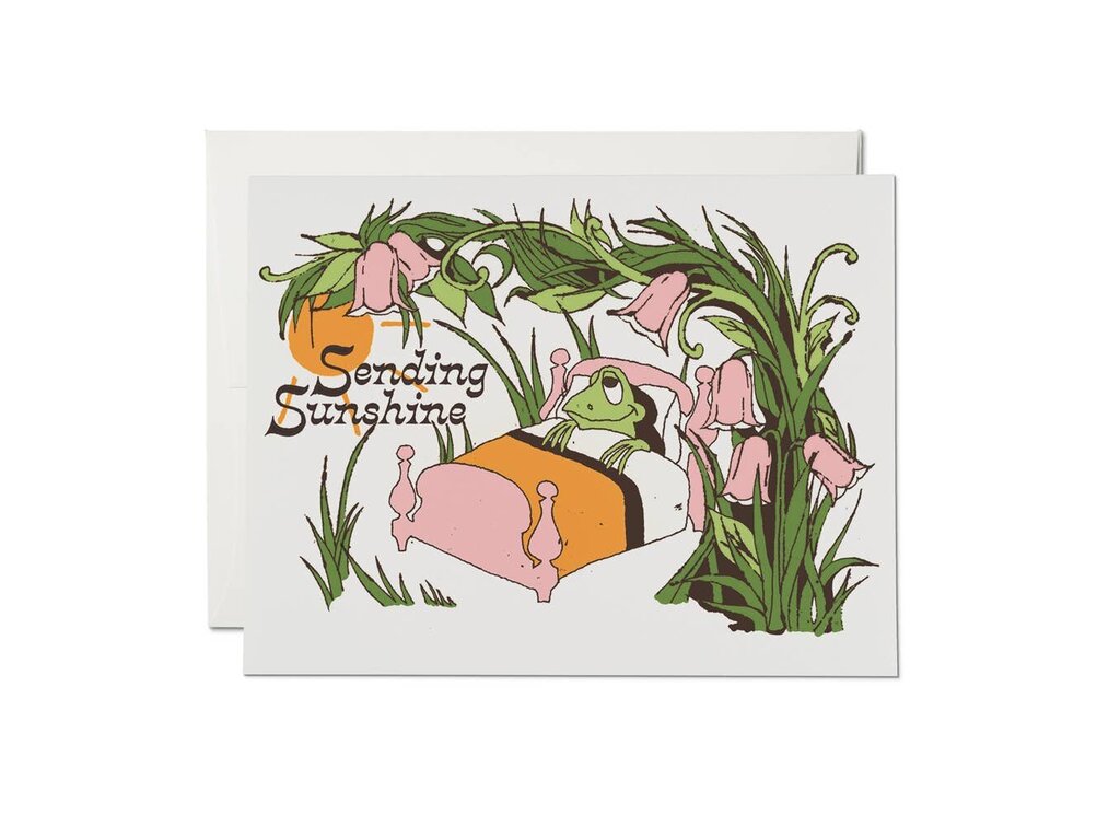 Red Cap Cards - Sending Sunshine Frog - Hannah-Michelle Bayley