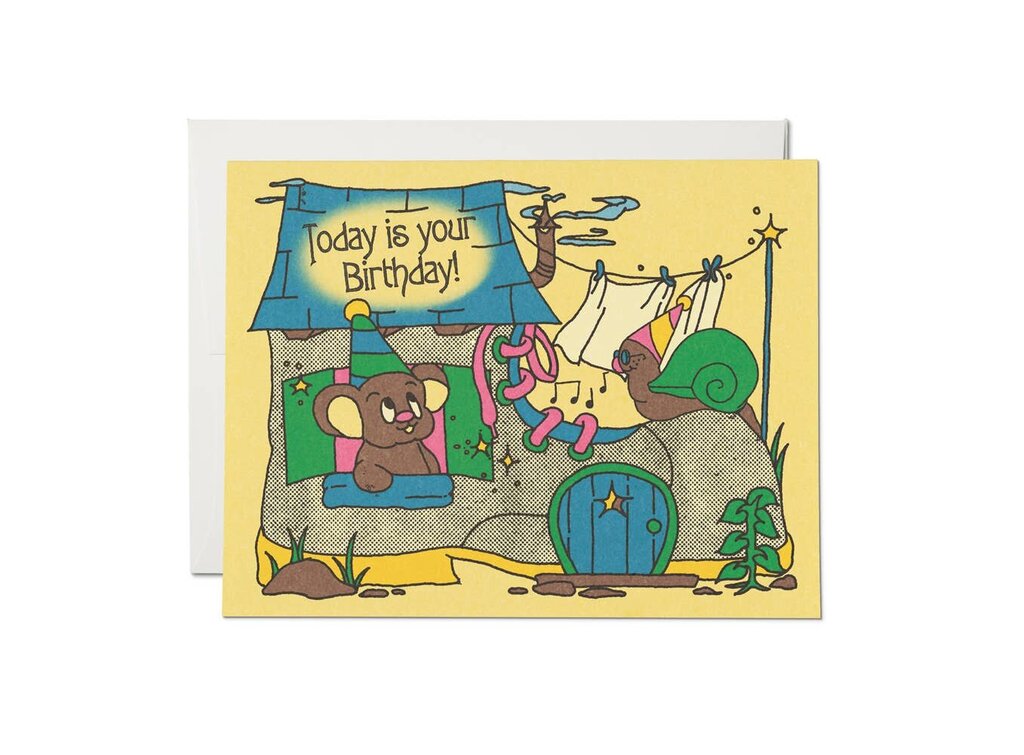 Red Cap Cards - Birthday Boot - Hannah-Michelle Bayley