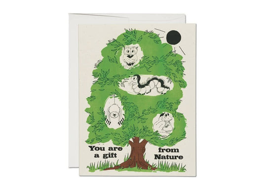 Red Cap Cards - You are a Gift from Nature - Hannah-Michelle Bayley