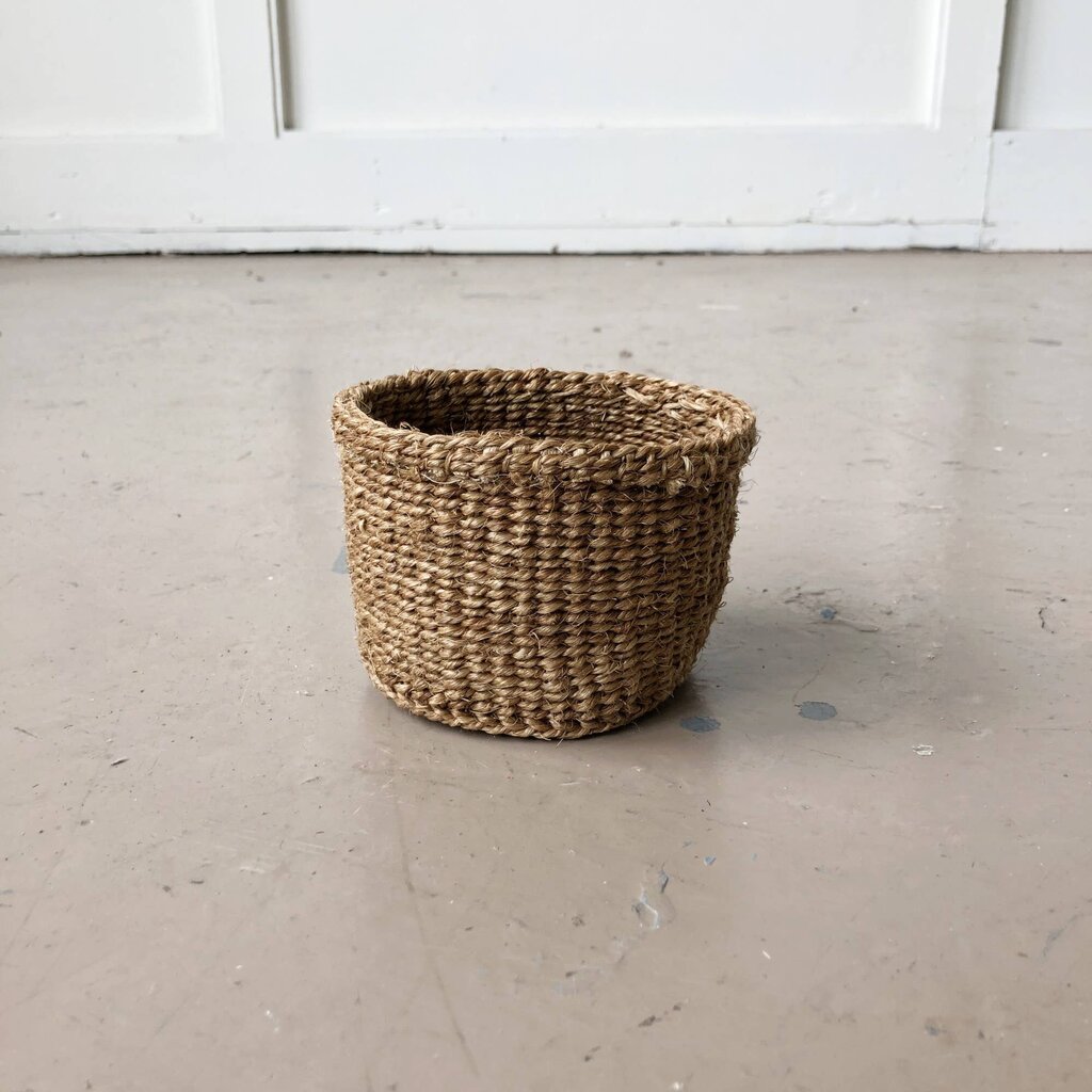 Amsha - Acorn Sisal Storage Basket - XXS
