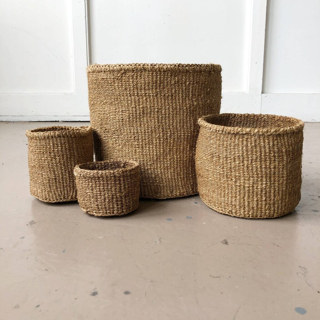 Amsha - Little Acorn Sisal Storage Basket - Woven in Kenya