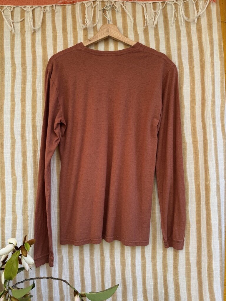 Jungmaven - Terracotta Jung Long Sleeve Hemp Tee - XSmall