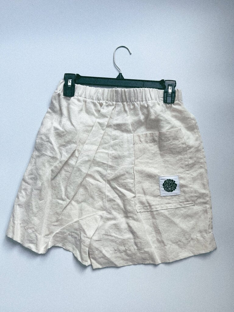 Jack Arden - 1985 Vintage Tea Towel + Linen Shorts - Medium