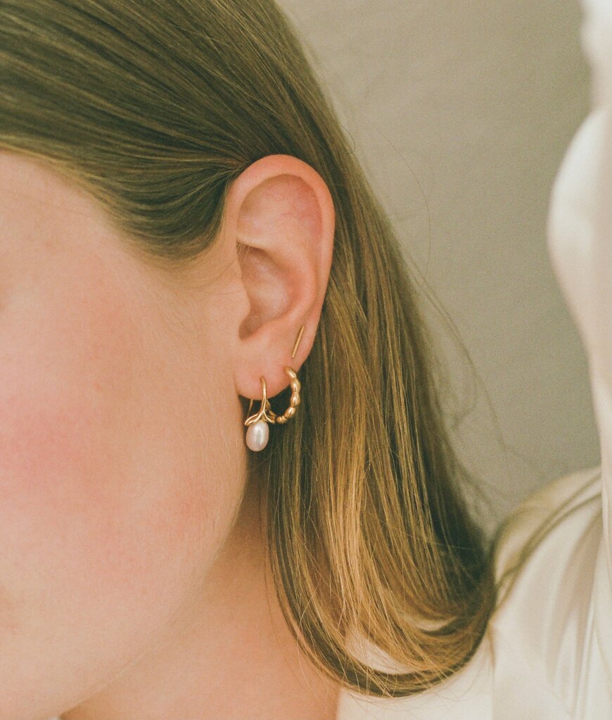 Mountainside Jewelry - Petal Gold Vermeil Earrings