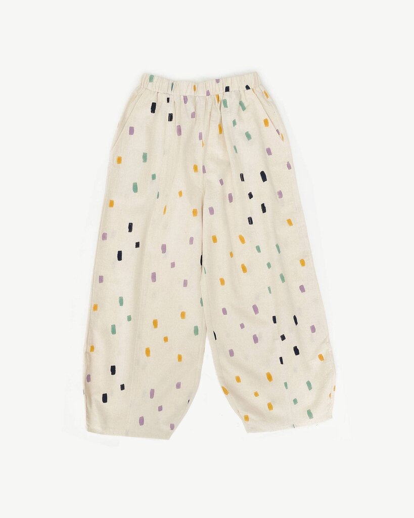 PO-EM - Block-printed Confetti Woven Cotton Tank - Large