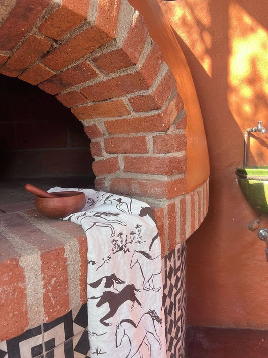 Elana Gabrielle - Wild Horses Linen Tea Towel