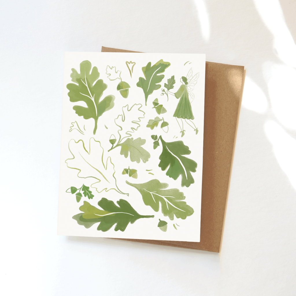 Elana Gabrielle - Oak Fairy Notecard