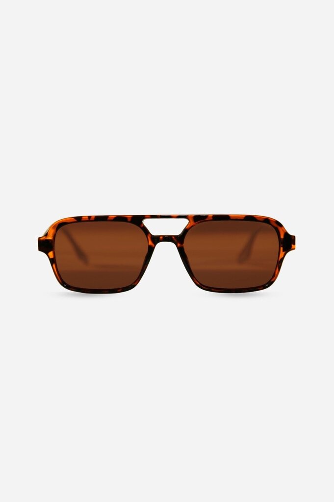 INDY Sunglasses - Tortoise Shell Ice Cube with Caramel Lens