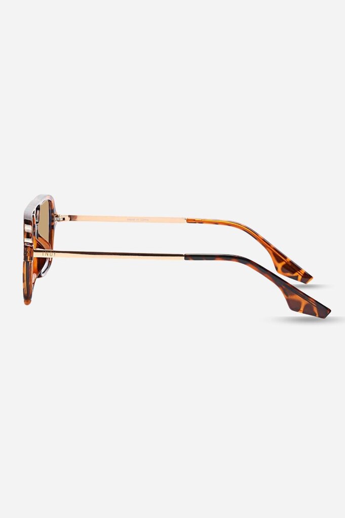 INDY Sunglasses - Tortoise Shell Ice Cube with Caramel Lens