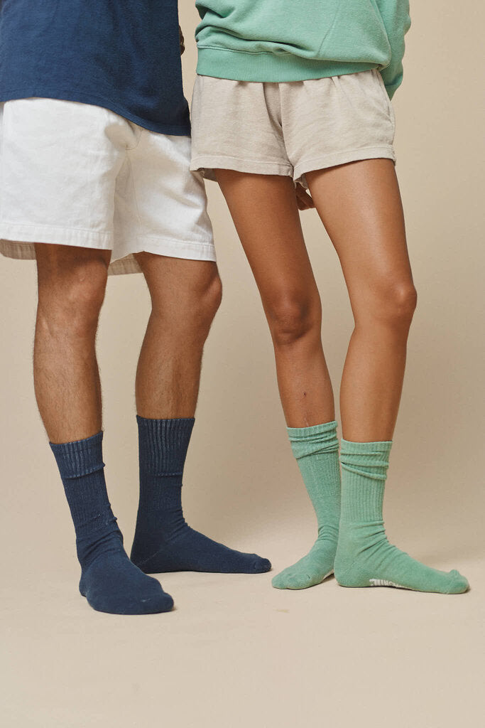 Jungmaven - Hemp Crew Socks - Blue Heaven