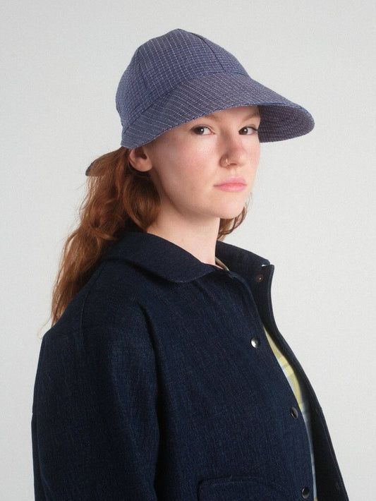 reifhaus - Indigo Check Soleil Bonnet