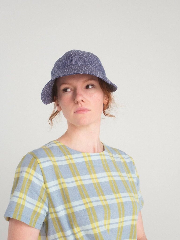 reifhaus - Indigo Check Soleil Bonnet