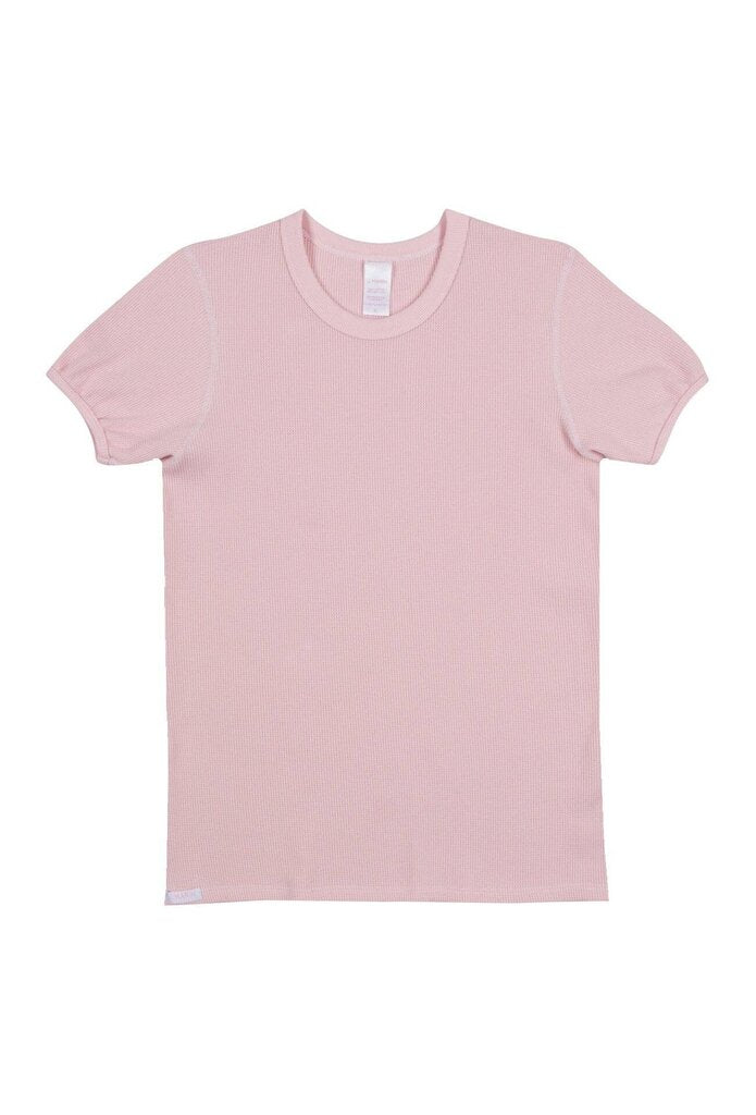J. Marin Co. - Organic Cotton Thermal Surplus Tee - Rose Quartz - Large