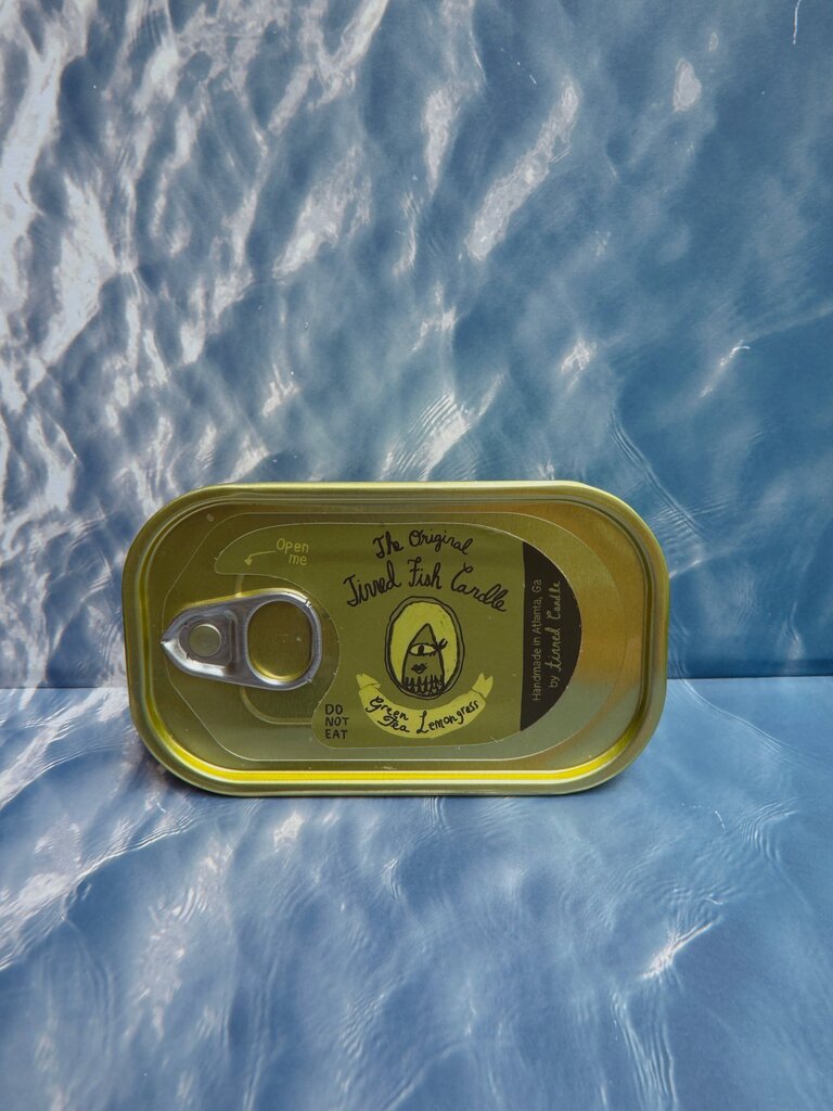 Tinned Fish - Green Tea & Lemongrass Tinned Fish Candle