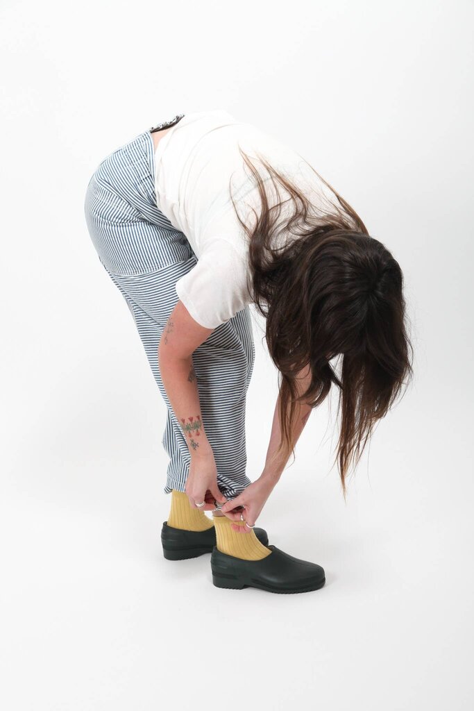 Gravel & Gold - Hickory Stripe Rally Pants - Size 4