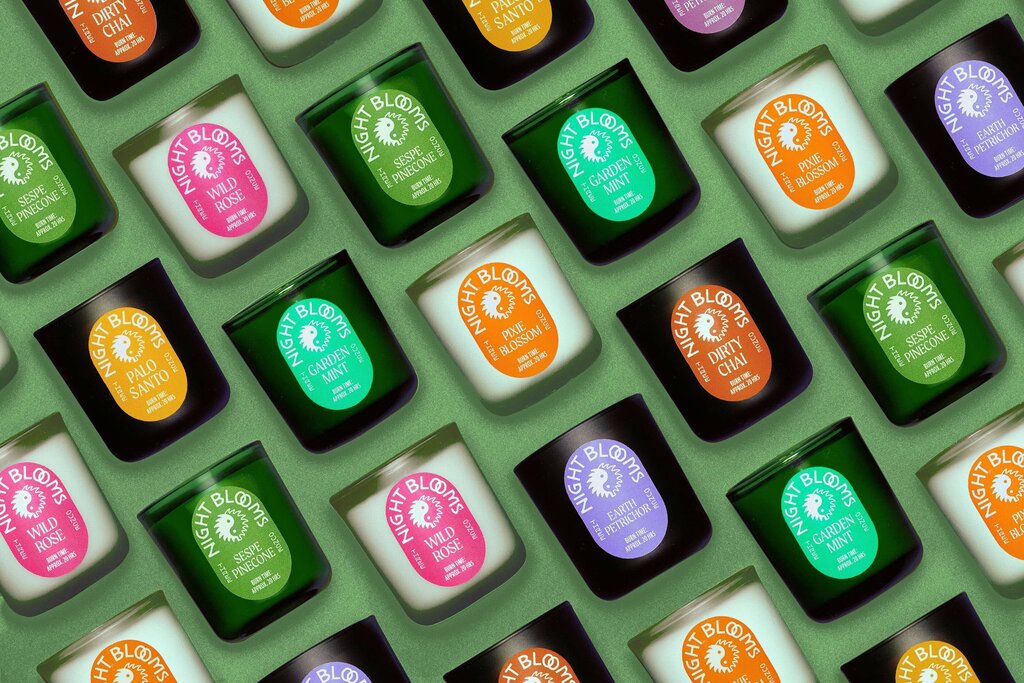 Night Blooms - Wild Rose Soy Wax Candle - 3 oz