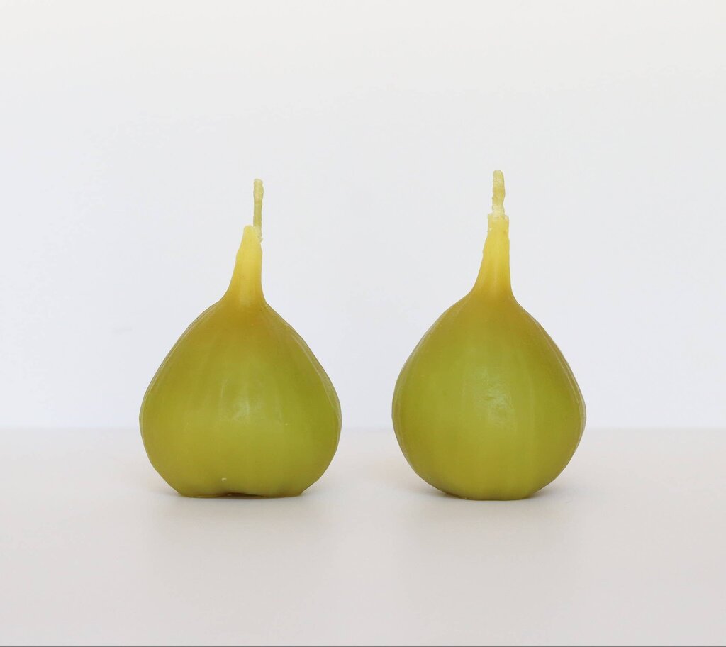Happy Organics - Green Fig Beeswax Candle