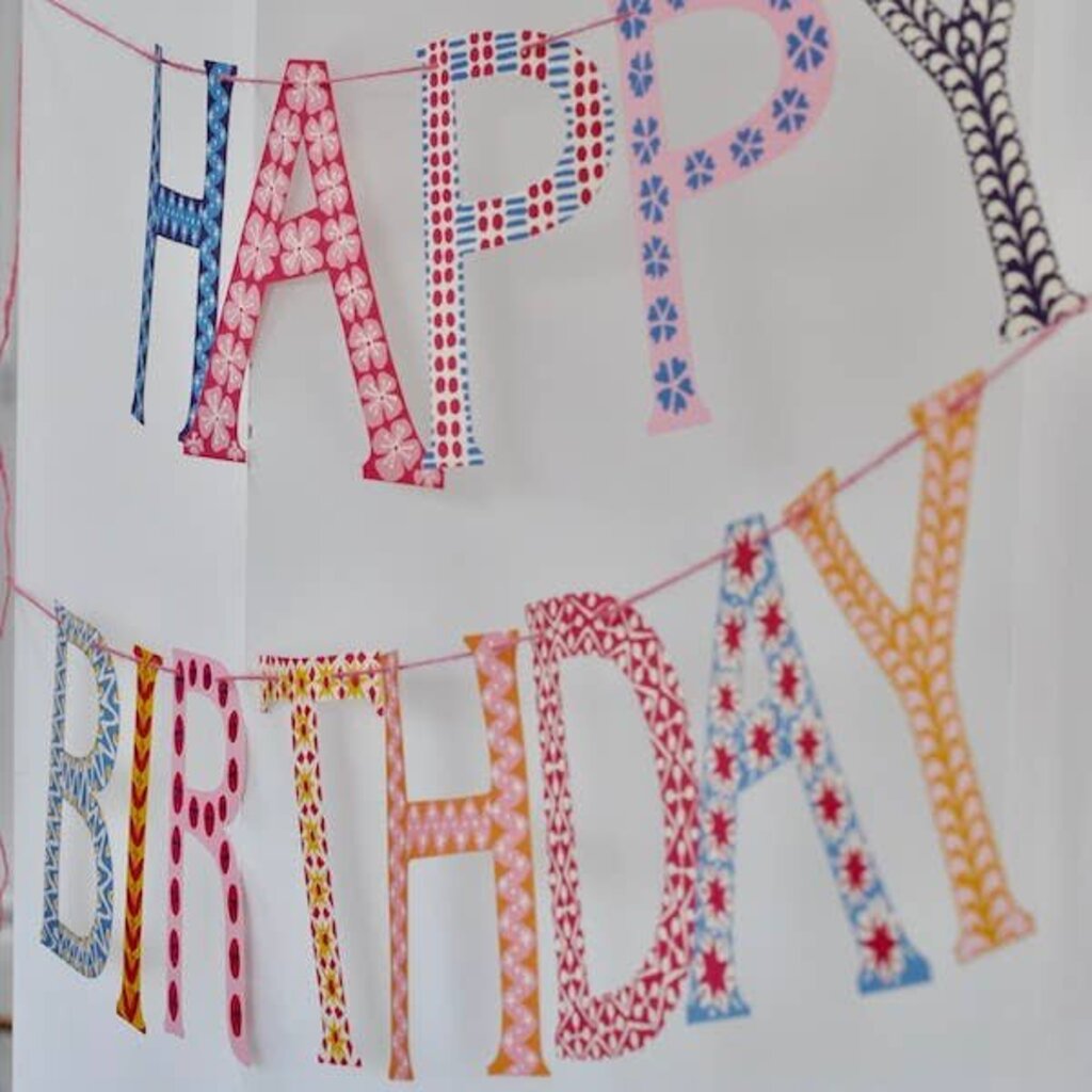 Cambridge Imprint Patternmakers - Birthday Banner