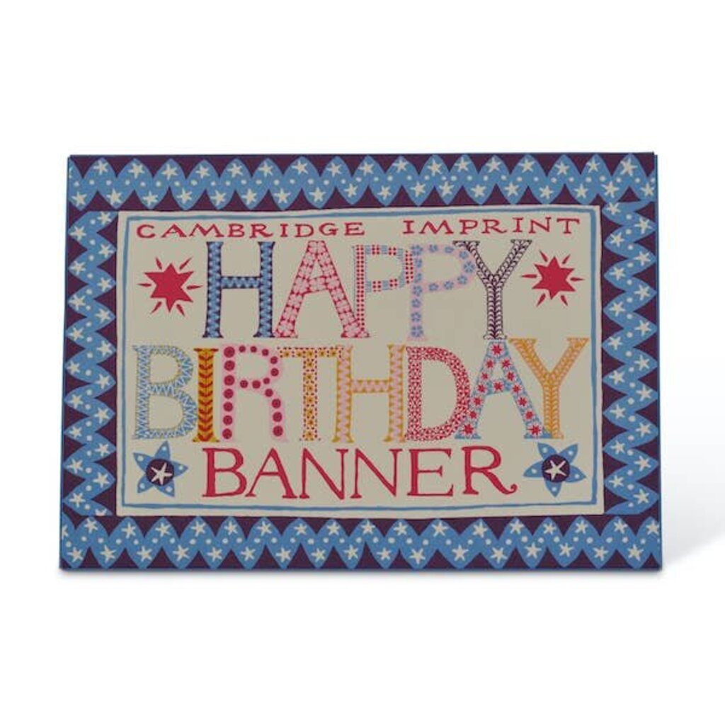 Cambridge Imprint Patternmakers - Birthday Banner