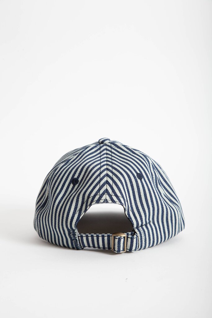 Gravel & Gold - Hickory Stripe Conductor Cap *Shopkeeper's Pick