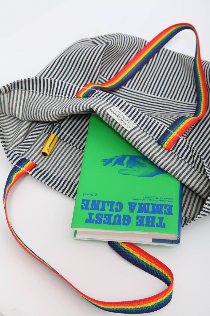 Gravel & Gold - Hickory Stripe Conductor Express Tote