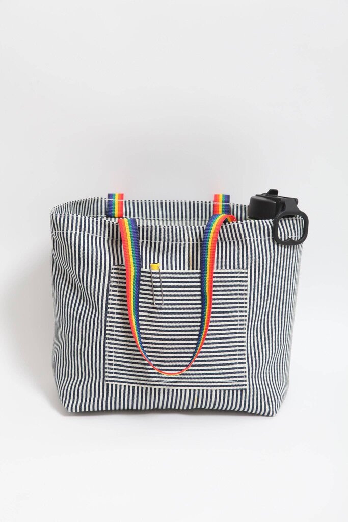 Gravel & Gold - Hickory Stripe Conductor Express Tote