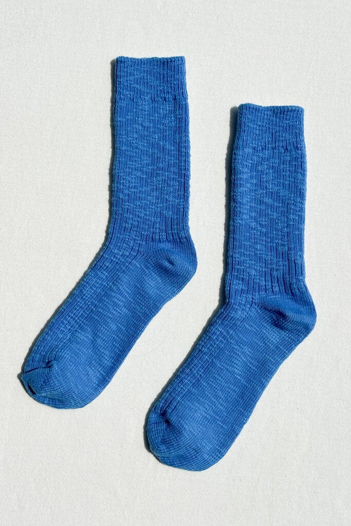 Le Bon Shoppe - Azure Blue Cottage Socks