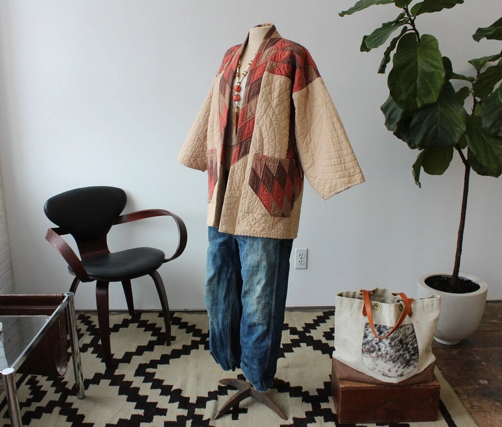 The Highlands Foundry - 1900's Lonestar Quilt Jacket - Small/Medium
