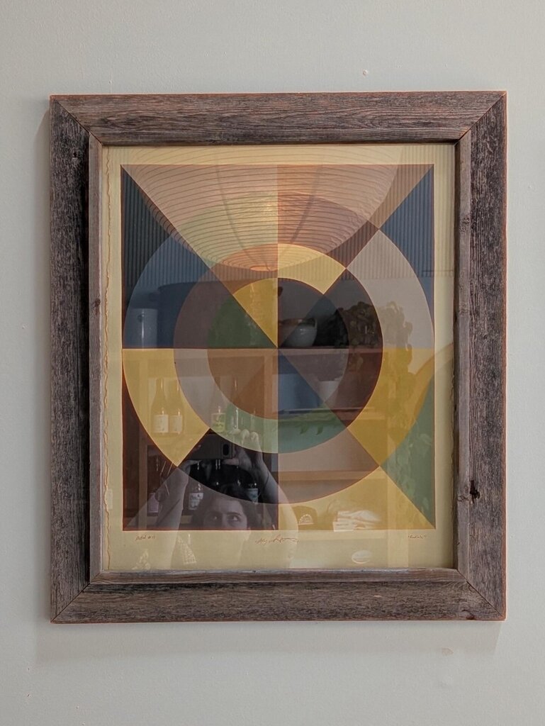 Portal #11 /// Radiate - Original Painting by Maggie Irwin - Acrylic on Handmade Paper - Local Artist