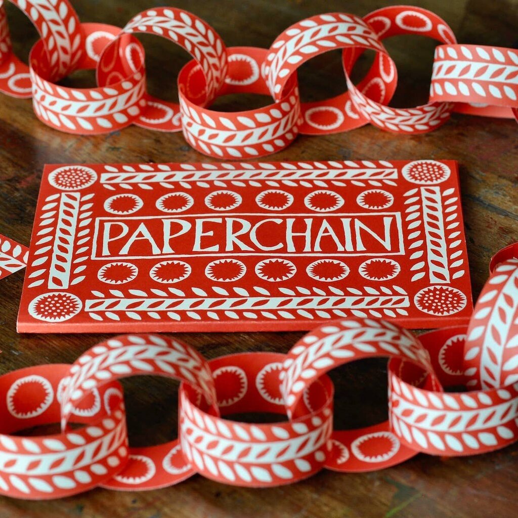 Cambridge Imprint Patternmakers - Red & White Paperchain