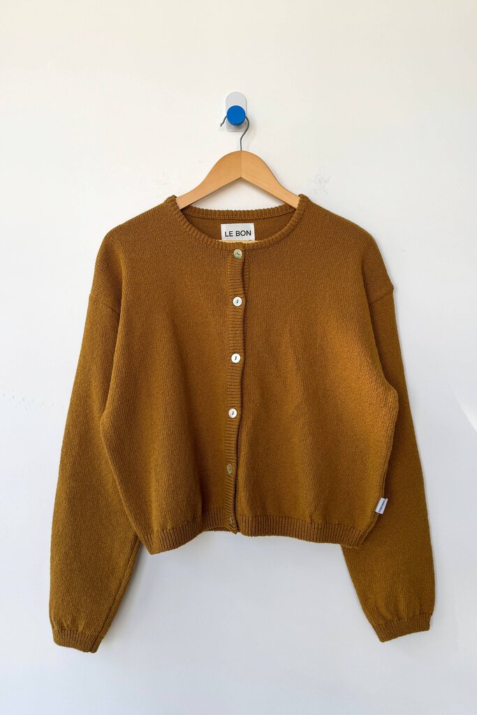 Le Bon Shoppe - Dijon Cotton Laila Cardigan - XSmall/Small