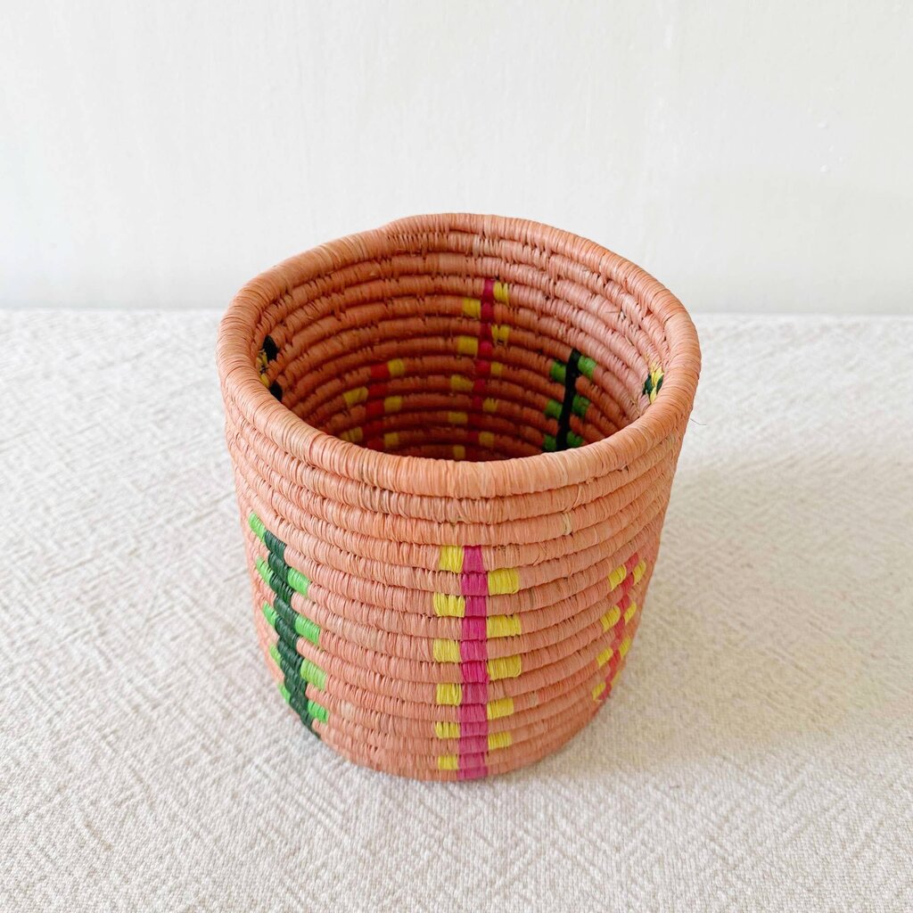 Amsha - Byungu Flora Raffia & Sweetgrass Basket - Woven in Rwanda