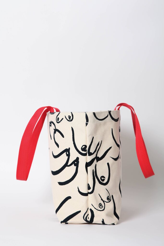 Gravel & Gold - Red, White & Boobs Express Tote
