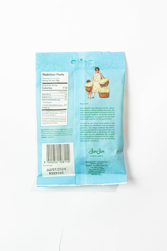 Bon Bon Swedish Candy Co. - Sour Elderflower Fish