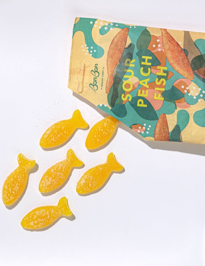 Bon Bon Swedish Candy Co. - Sour Peach Fish