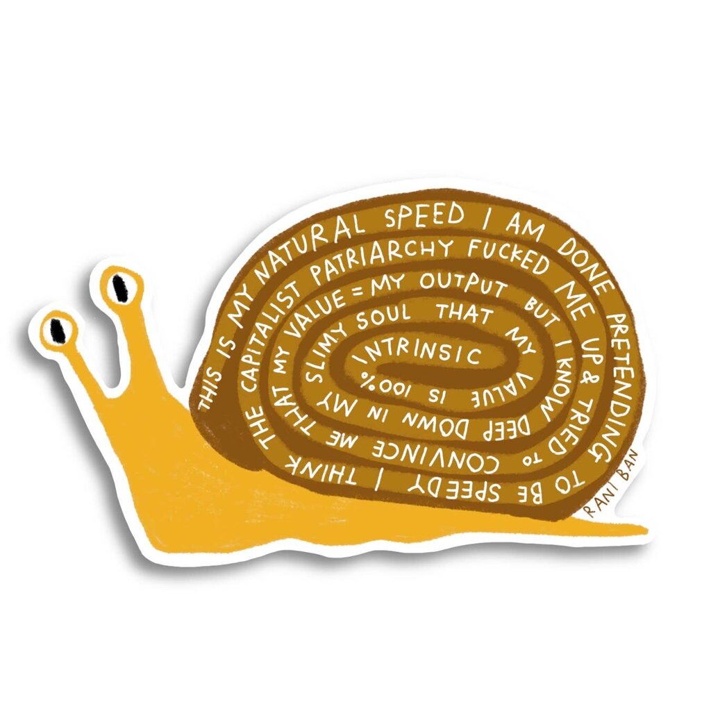 Rani Ban - Snail Sticker *Shopkeeper's Pick