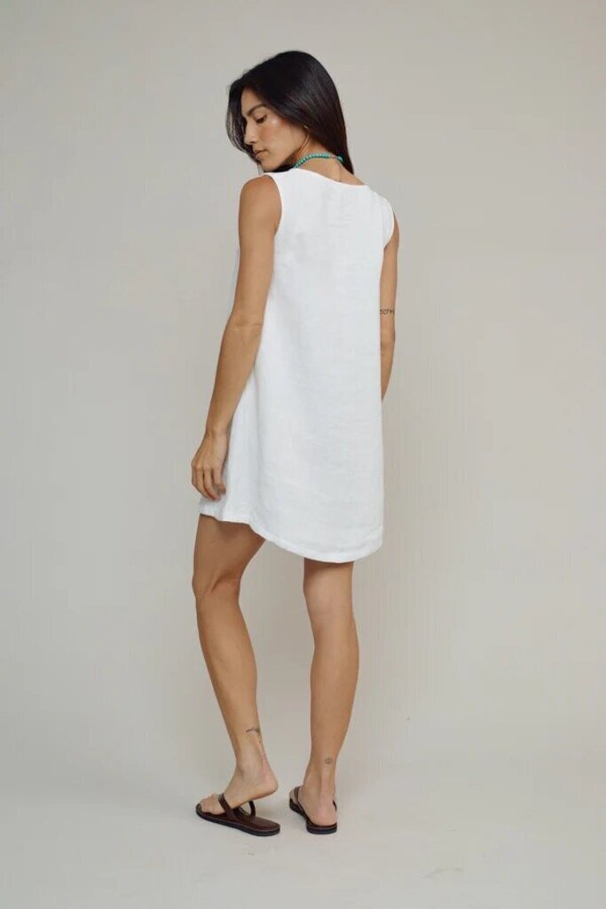 Jungmaven - Agave Green 100% Hemp Baez Dress - Large
