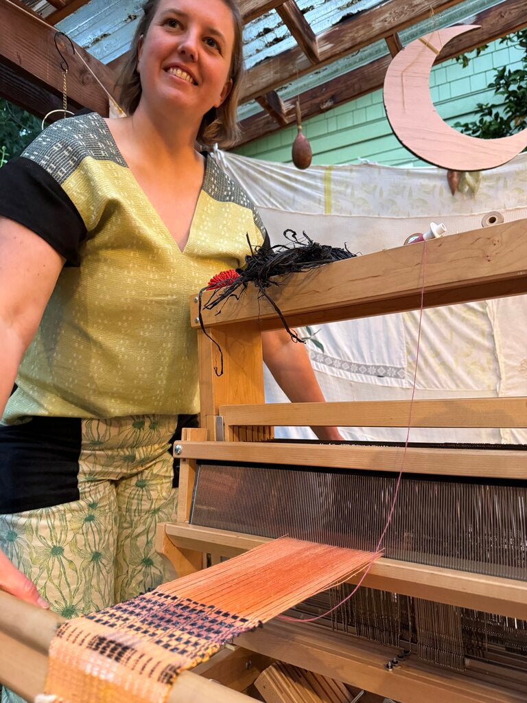 Woven Artifacts - A Tapestry Weaving Workshop in our Garden by Hannah Watson - July 26th, 10am-1pm