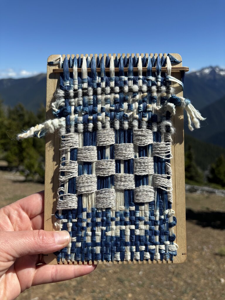 Ode of Sky Above Clouds - Original Weaving by Hannah Watson