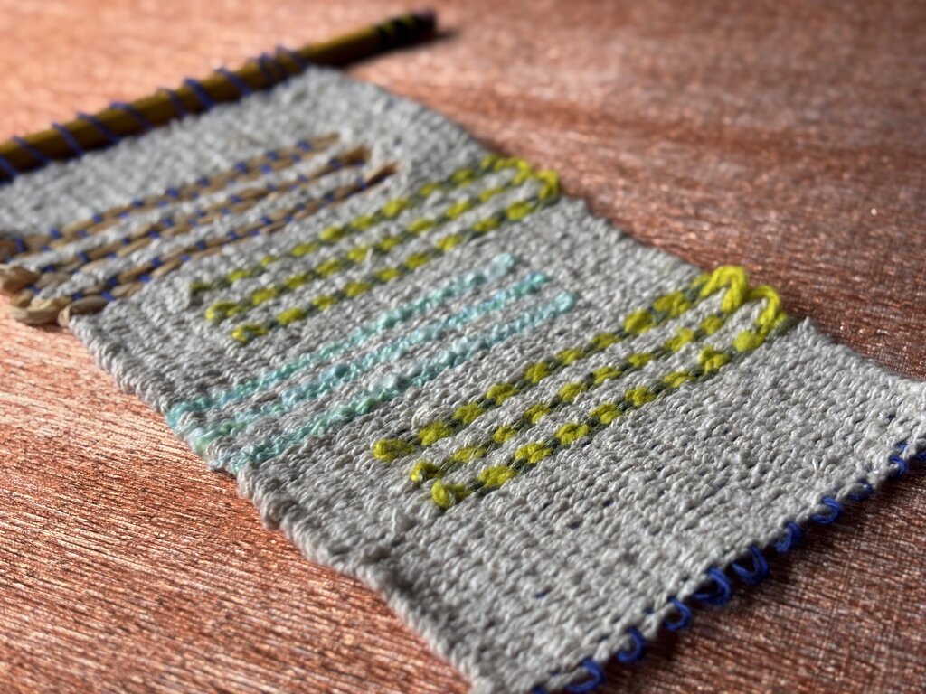 Bauhaus Tapestry - Original Weaving by Hannah Watson
