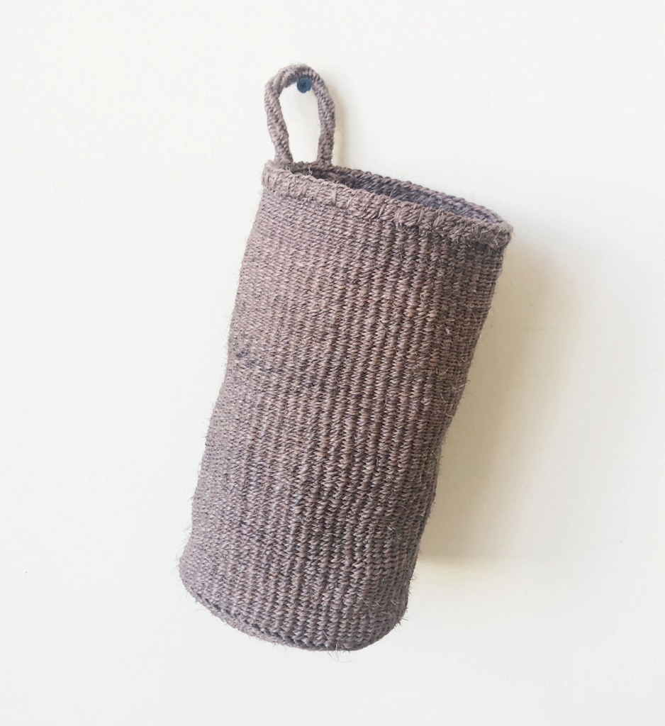 Amsha - Sisal Hanging Storage Basket - Sandstone