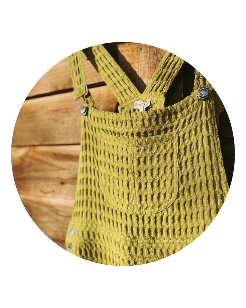 Aniela Parys - Yellow Plum Cotton Cassidy Overalls - Medium