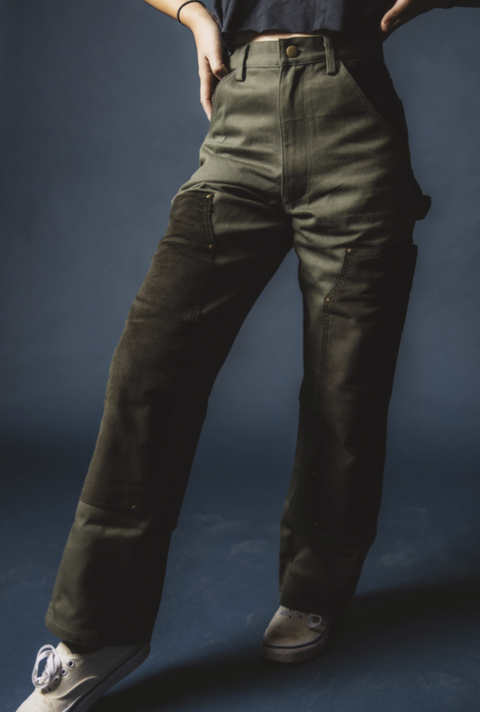 Wondery - Carpenter Pants - Forest - Large