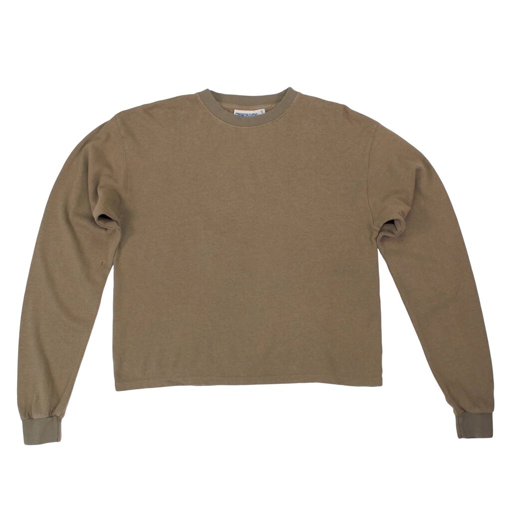 Jungmaven - Cropped Longsleeve Tee - Coyote - Medium